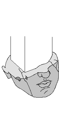 drawn statue of my head