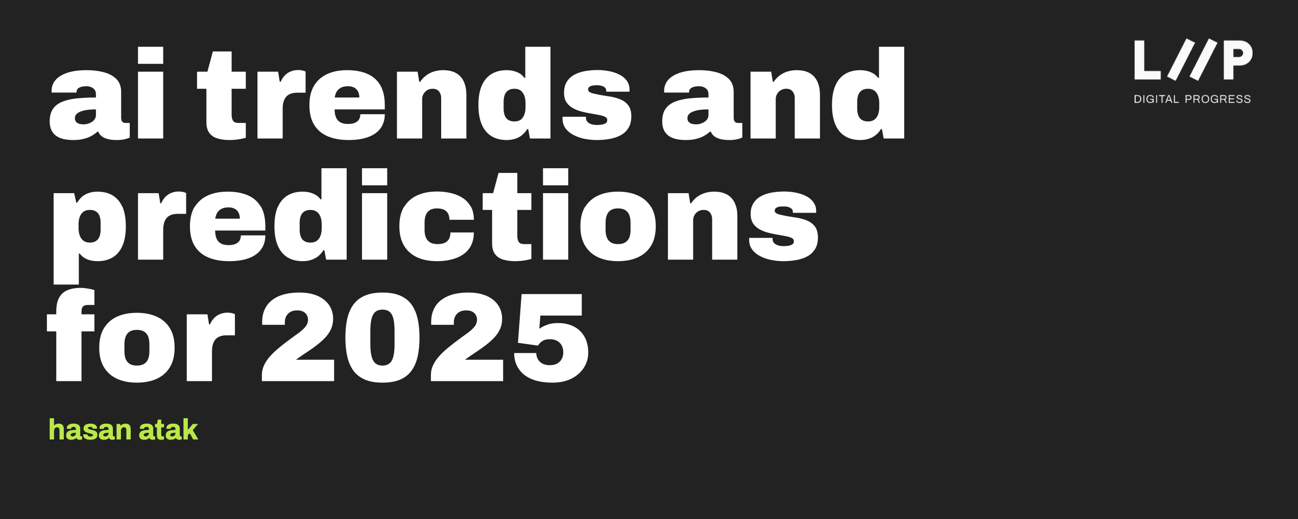 Preview slide from AI Trends and Predictions presentation